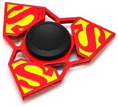 VibeX ® Alloy Naruto Superman Fidget Spinner Toy Hand Spinners Torqbar Style EDC Finger Tip gyroscope