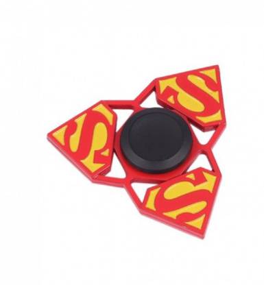 VibeX ™ Superman Logo Fidget Hand Spinner EDC ADHD Autism Tri Focus Toys