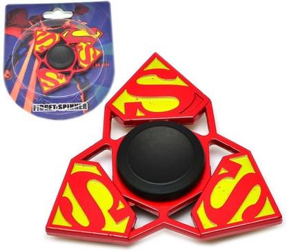 VibeX ® Custom Fidget Spinner Superman Tri-Spinner High Speed Spin