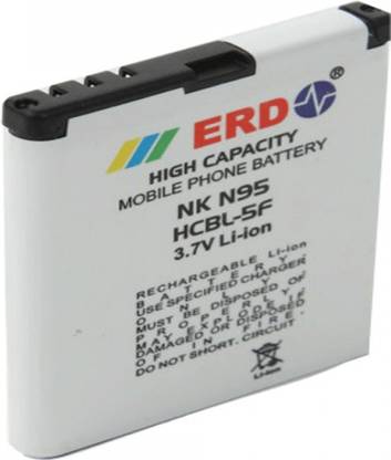 ERD Mobile Battery For  Nokia NOK N 95/ E65/ N93i/ 6290/ YXTEL X88/ ROCKAR R88 BL-5F