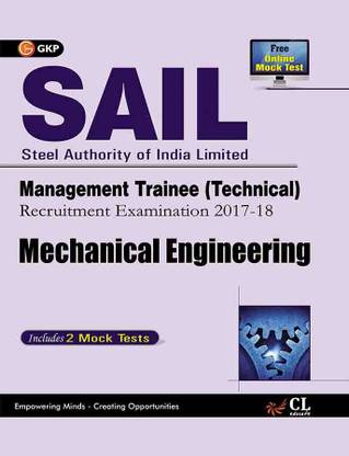 Sail Mechanical Engineering Management Trainee (Technical) 2017-18  - Includes 2 Mock Tests 6 Edition