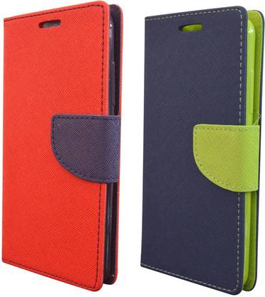 COVERNEW Flip Cover for Sony Xperia M C1905 COVERNEW 2 Flip cover for Sony Xperia M C1905 - Red::Blue