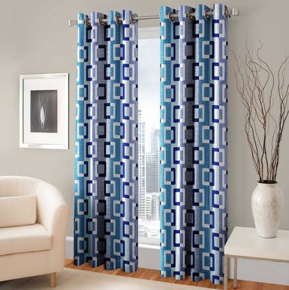 Optimistic Home Furnishing 213 cm (7 ft) Polyester Door Curtain (Pack Of 2)