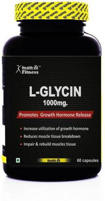 HealthVit Fitness L-Glycine 1000mg 60 Capsules