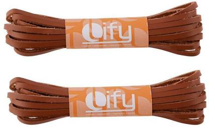 Lify Leather Shoelace- 3MM-100CM Long-2Pair Shoe Lace