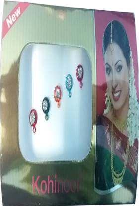 Kohinoor Multicolor New 5 Bindi Forehead Multicolor Bindis