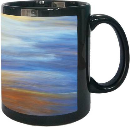 Arkist water surface 2 wallpaper Black Ceramic Coffee Mug