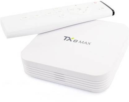 MBOX TX8 Max 3GB DDR4 RAM Octa Core S912 Android 6.0 4K UHD Smart TV Box 32GB ROM BT4.0 Media Streaming Device
