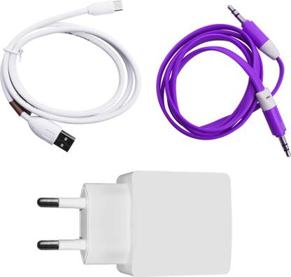 DAKRON Wall Charger Accessory Combo for Lava Pixel V1