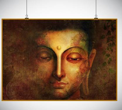 Buddha Wall Poster A3 Fine Art Print