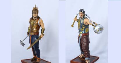 TOYSHINE Combo - Baahubali & Bhallaladeva Figure