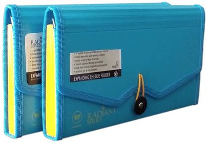 World One Polypropylene Expanding Cheque Folder