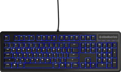 steelseries Apex 100 Wired USB Standard Gaming Keyboard Compatible with Desktop, Laptop, Mac