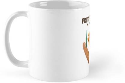 Shopsmeade Frite Fricadelle, Mi J'ai Querre Cha ! | Humor Fun #33764 Ceramic Coffee Mug