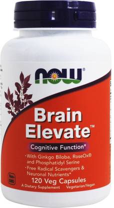 Now Foods Brain Elevate - 120 Nos