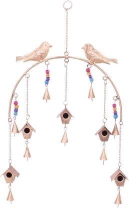 HOME SPARKLE Bird Hut Wind Chime Steel Windchime