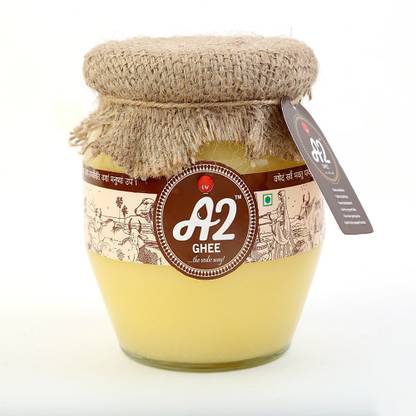A2 Ghee Desi Gir Cow's Traditional Grass fed Ghee Glass Bottle
