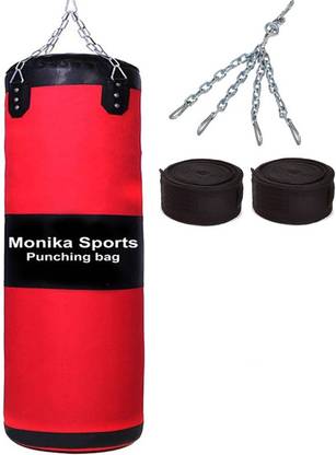 Monika Sports moni punching bag with handwrap Boxing Kit