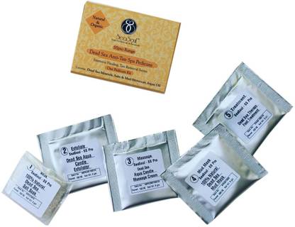 SEASOUL Dead Sea Anti-Tan Spa Pedicure Kit, Single Use Kit