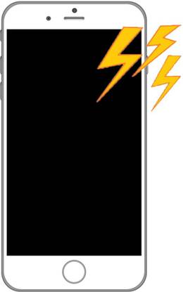 Switch Control Shock Big Phone with Light & Laser 3 in 1 Gag toy Shock Gag Toy