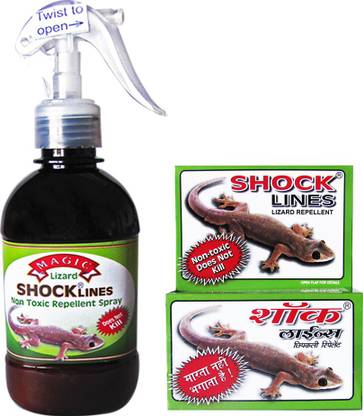 Magic Shock lines Herbal Lizard Repellent Spray and Chalk