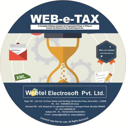 WEBTEL Web-e-TAX Single User