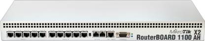 MikroTik RB1100AHx2 1U rackmount Gigabit Ethernet Router 5 GHz 0 Mbps Wifi Speed Dual Band Internal Antenna Ethernet (Cable Broadband)