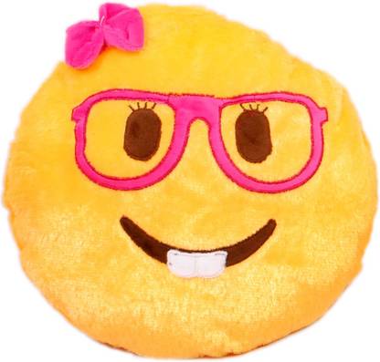 Tipi Tipi Tap Cute Nerd Emoji Cushion Soft Toy Pillow  - 30 cm