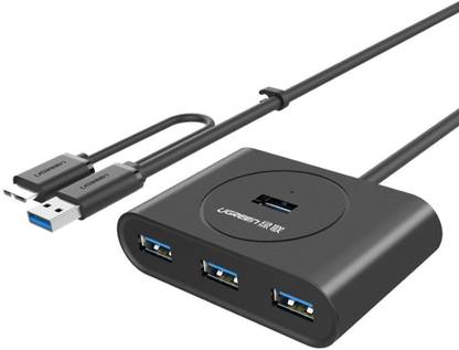 Ugreen UGREEN Micro USB 3.0 Hub Adapter OTG USB Hub 4 Port for OTG Android Tablet and Phone, and More PC 20293 USB Hub