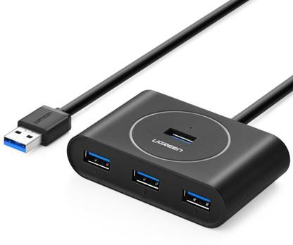 Ugreen UGREEN USB 3.0 Hub 4 Port USB 3 Data Hub Portable Super Speed for your MacBook MacBook Air, Ultrabooks 30 inch Cable USB Hub 20291 USB Hub