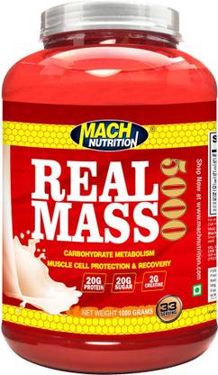 Mach Nutrition Real Mass Weight Gainers/Mass Gainers