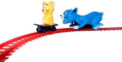 Shanaya 15 Pcs Tom & Jerry Train Set toy for kids (Multicolor)