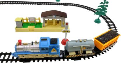 Humaira Train Track Play Set with Station Toy