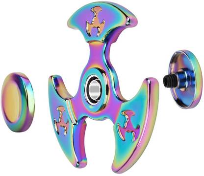 VibeX ™ BioHazard Quality Fidget Spinner High Speed Aluminum Alloy Tri-Spinner Fidget Toy