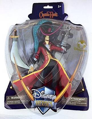 DISNEY Disney Heros Peter pan Series : Captain Hook Action Figure Figurine