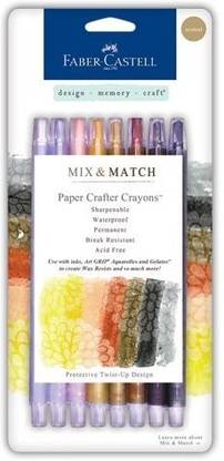 FABER-CASTELL Design Memory Craft Paper Crafter Crayon Set
