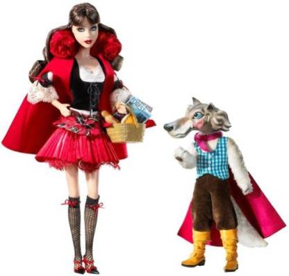 MATTEL Little Red Riding Hood and the Wolf Barbie Giftset - Little 