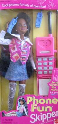 BARBIE African American Phone Fun Skipper
