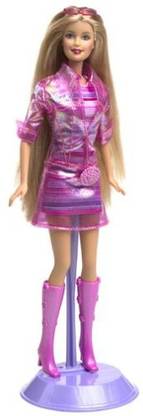 BARBIE Cut 'n Style Doll w Extra Hair Extensions, Scissors & More (2002)