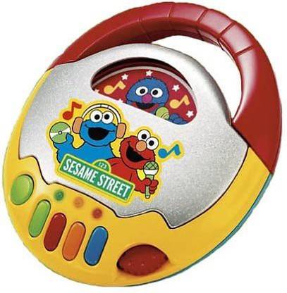 FISHER-PRICE Sesame Street Talking Cd Player Ernie and Cookie Monster