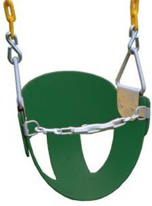 Eastern Jungle Gym High Back Half Bucket Swing With Coated Chain
