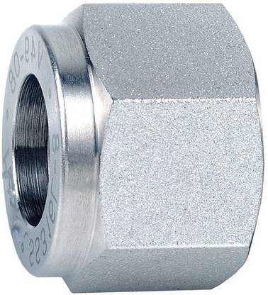 Ks lok Nut, Stainless Steel 304, Om Tubes Tube Fitting 25mm (Pack of 25) 2-Way Head Plug Pipe Joint