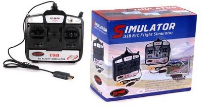 Avner-Toys New RC Tech 6 CH Flight Simulator Remote Control w/ Software for Helicopters/ Airplanes