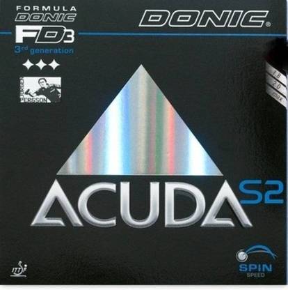 DONIC Accuda S2 Black 2.7 mm Table Tennis Rubber