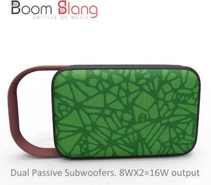 BoomSlang Canvas 16 W Portable Bluetooth Speaker