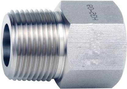 Ks lok Reducing Adapter, Stainless Steel 304, Om Tubes Tube Fitting 3/4"NPT x 1/2"NPT (Pack of 5) 2-Way Reducer Pipe Joint