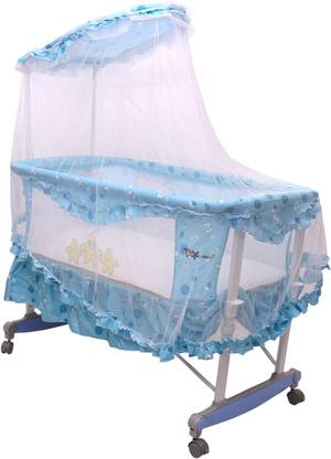 Toy House Baby Cradle with Swing Function