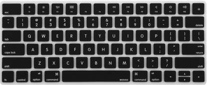 Saco Chiclet Keyboard Skin for iMac Wireless 2nd Gen Magic Keyboard MLA22B/A - Black Laptop Keyboard Skin