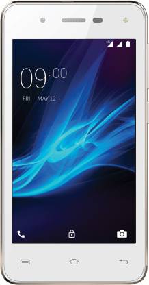 LAVA A44 4G with VoLTE (White & Gold, 8 GB)