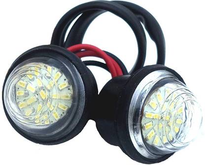 ALMOS 1 Set Pilot Lamp LED Light -White Parking Light Motorbike LED for Royal Enfield (12 V, 3 W)